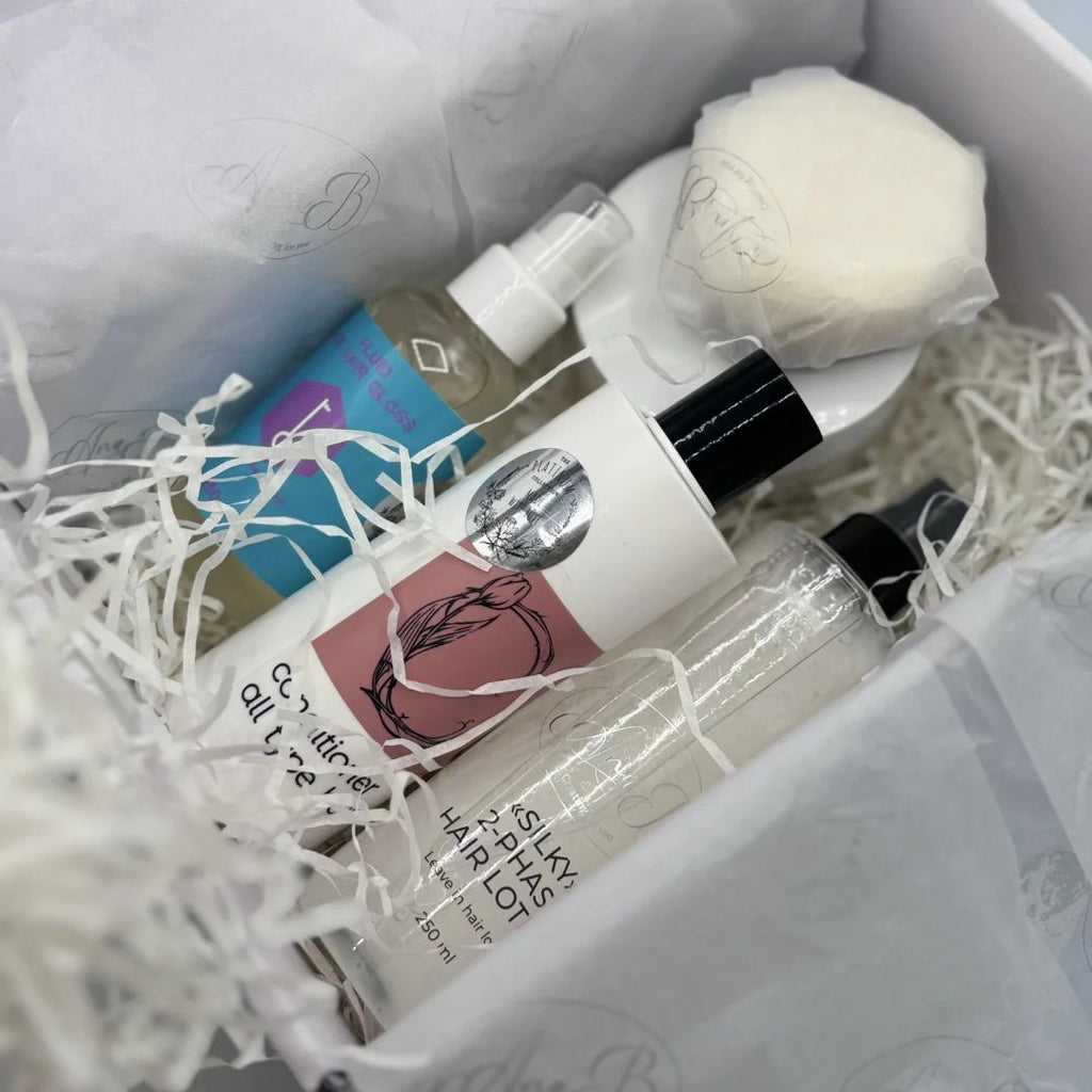 Hair Care Set to Cleanse, Nourish and Style kit for soft and shiny hair